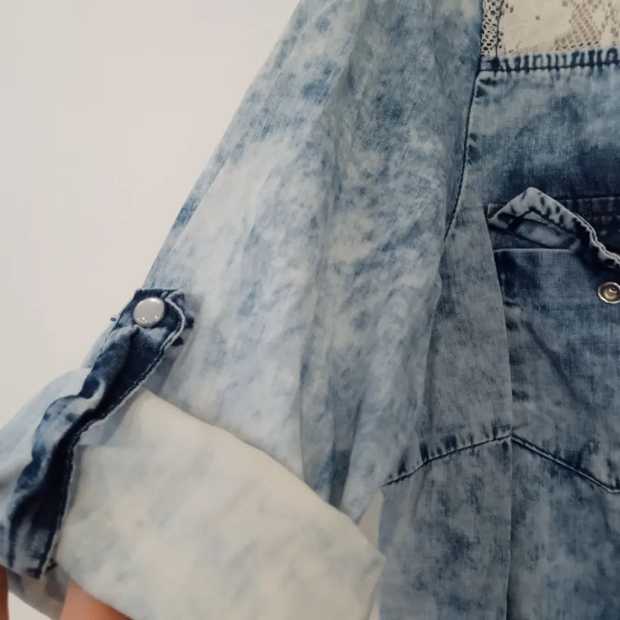 مانتو جین کاغذی ترک