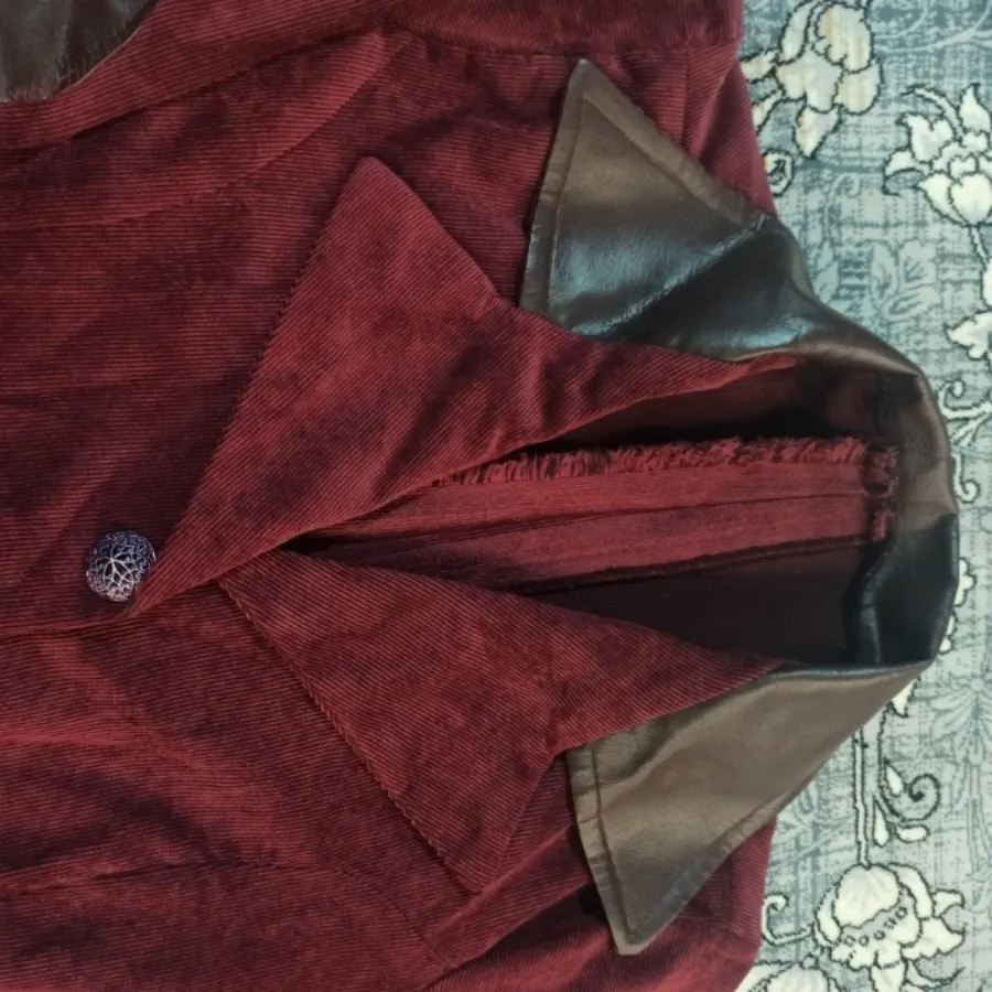 مانتو مخمل کبریتی