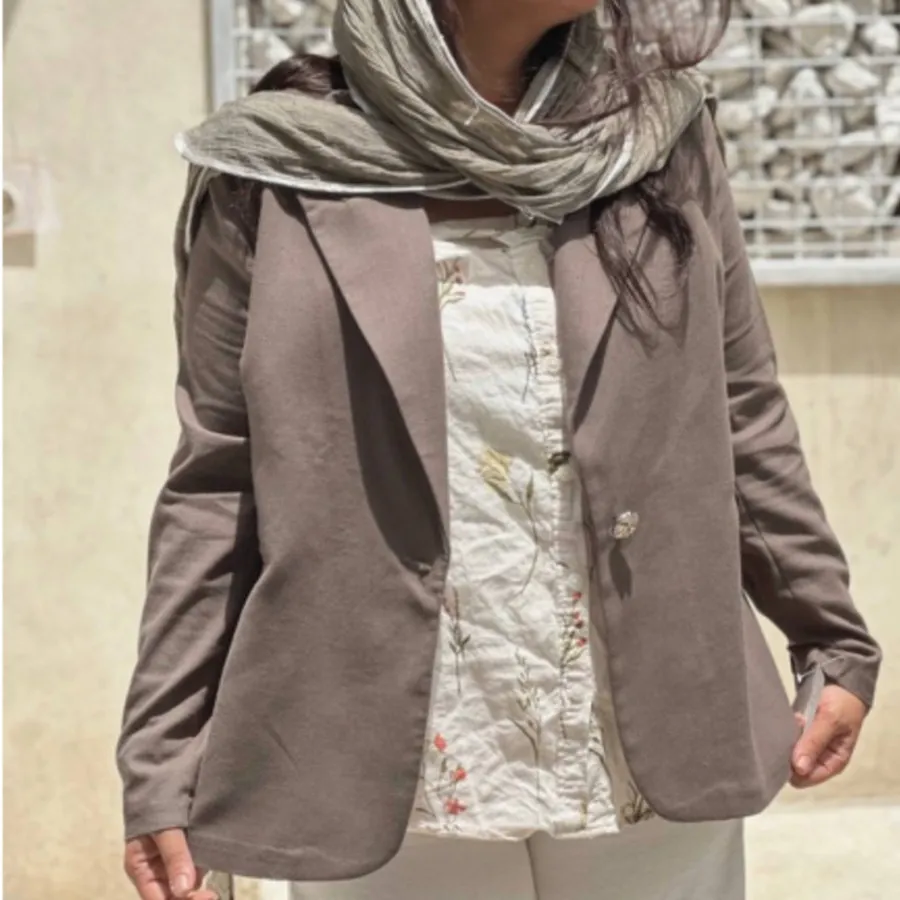 کت لینن مزون دوز
