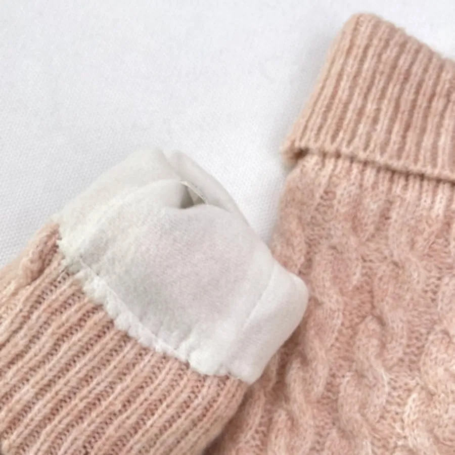 دستکش زنانه بافت برند