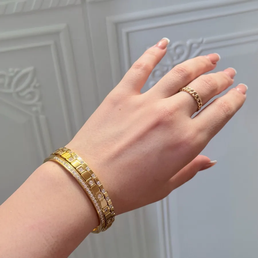 دستبند وارداتی آبکاری طلا