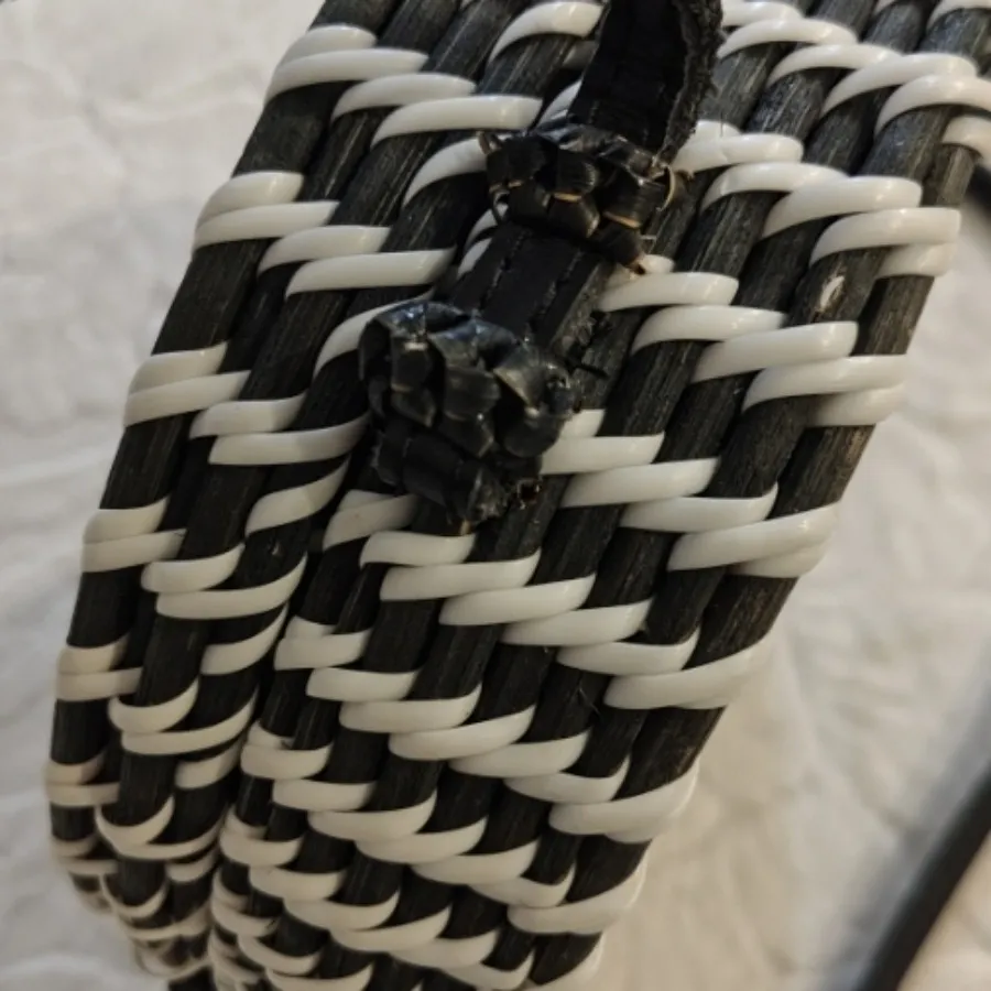 کیف حصیری و چرم