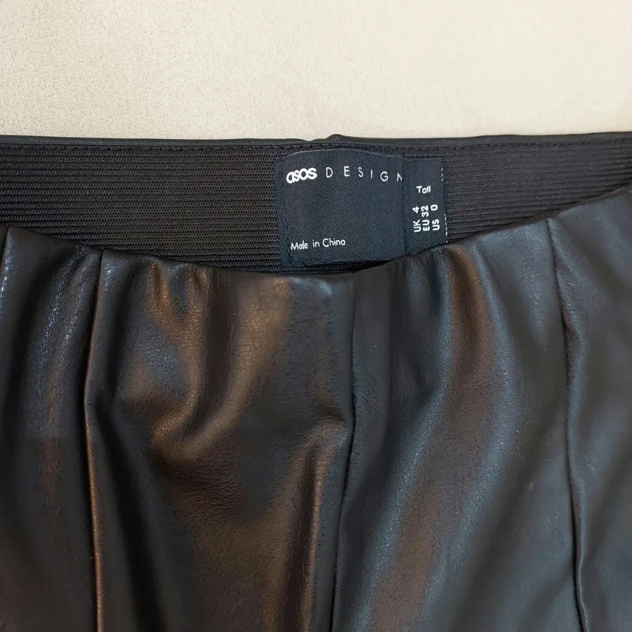 شلوار چرم برند asos