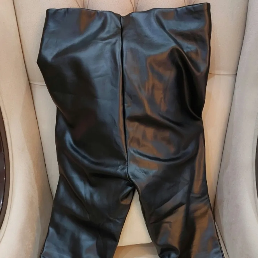 شلوار چرم برند hello miss