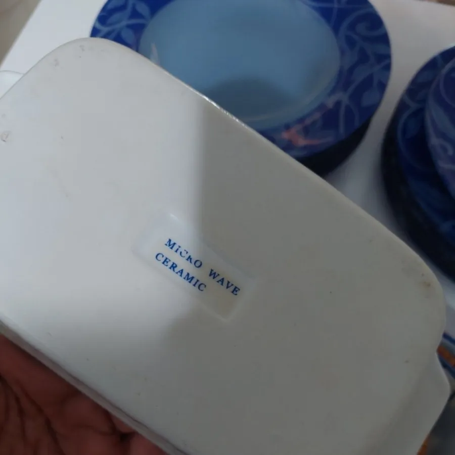 ظروف چینی گلپنبه حصیری