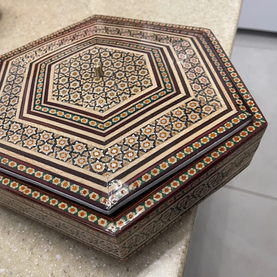 ظرف سرو  و دکور خاتم