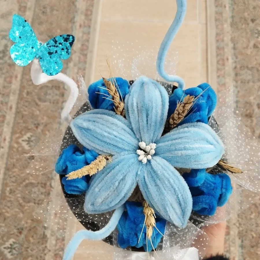 باکس گل آبی