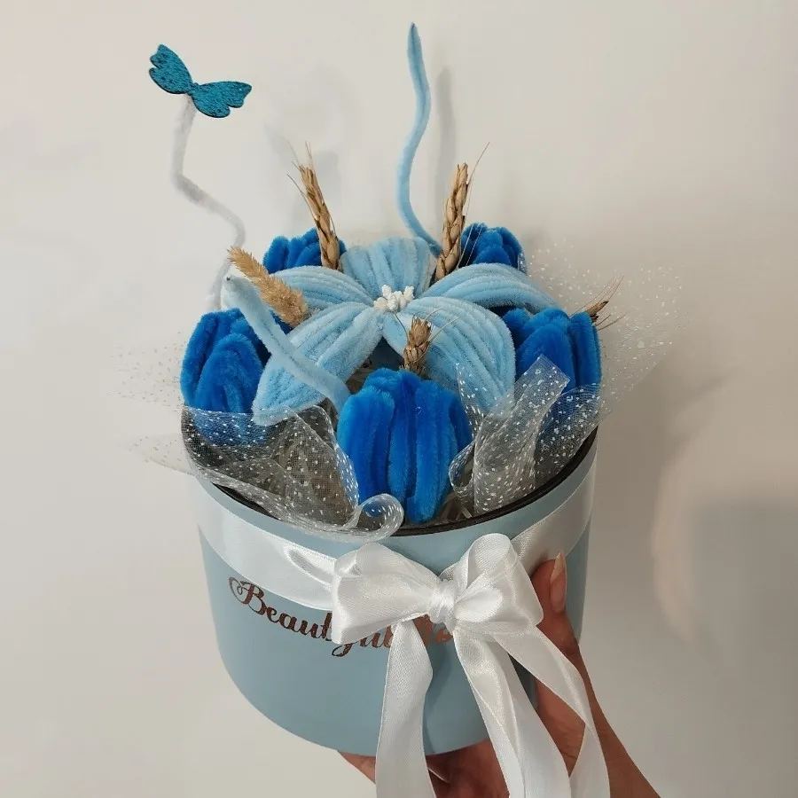 باکس گل آبی