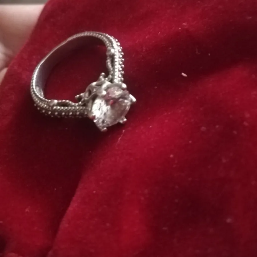 انگشتر تک نگین نقره