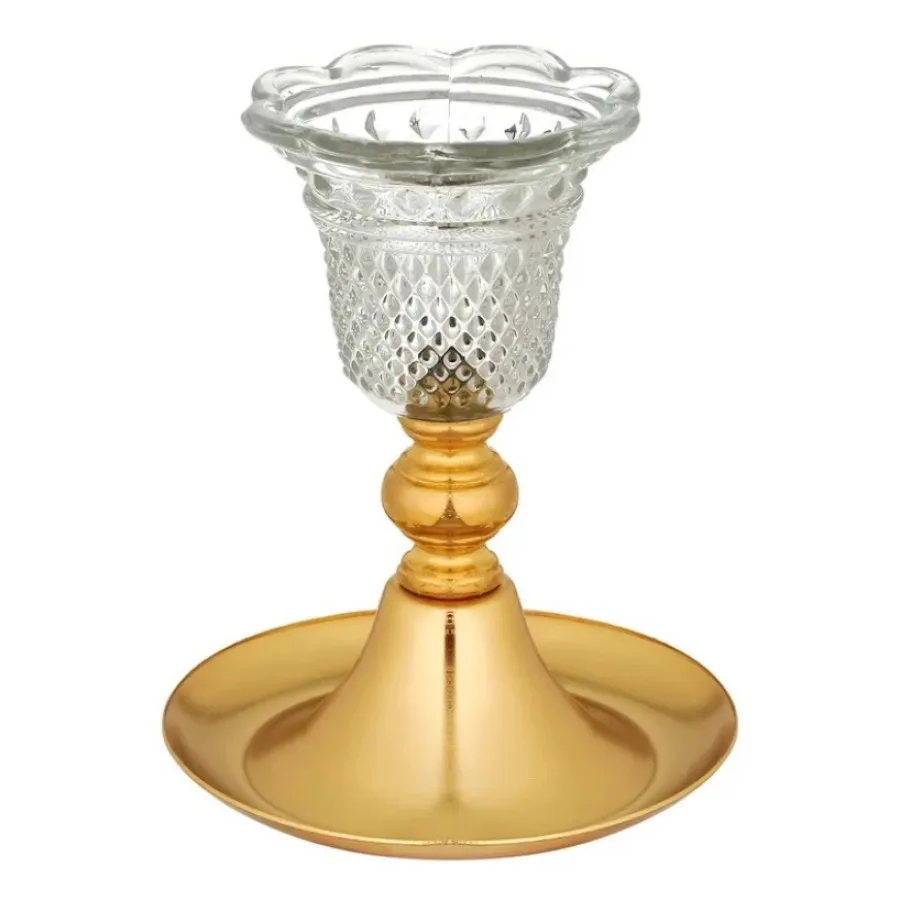 جاشمعی کریستالی پایه فلزی