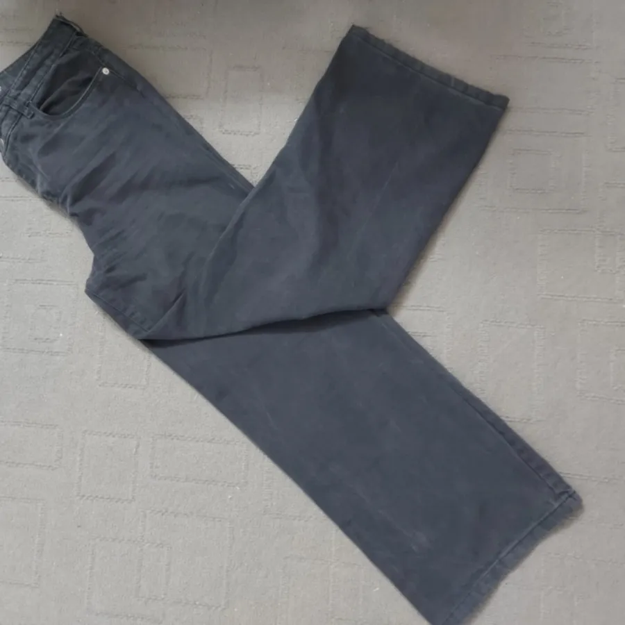 شلوار کتان زغالی