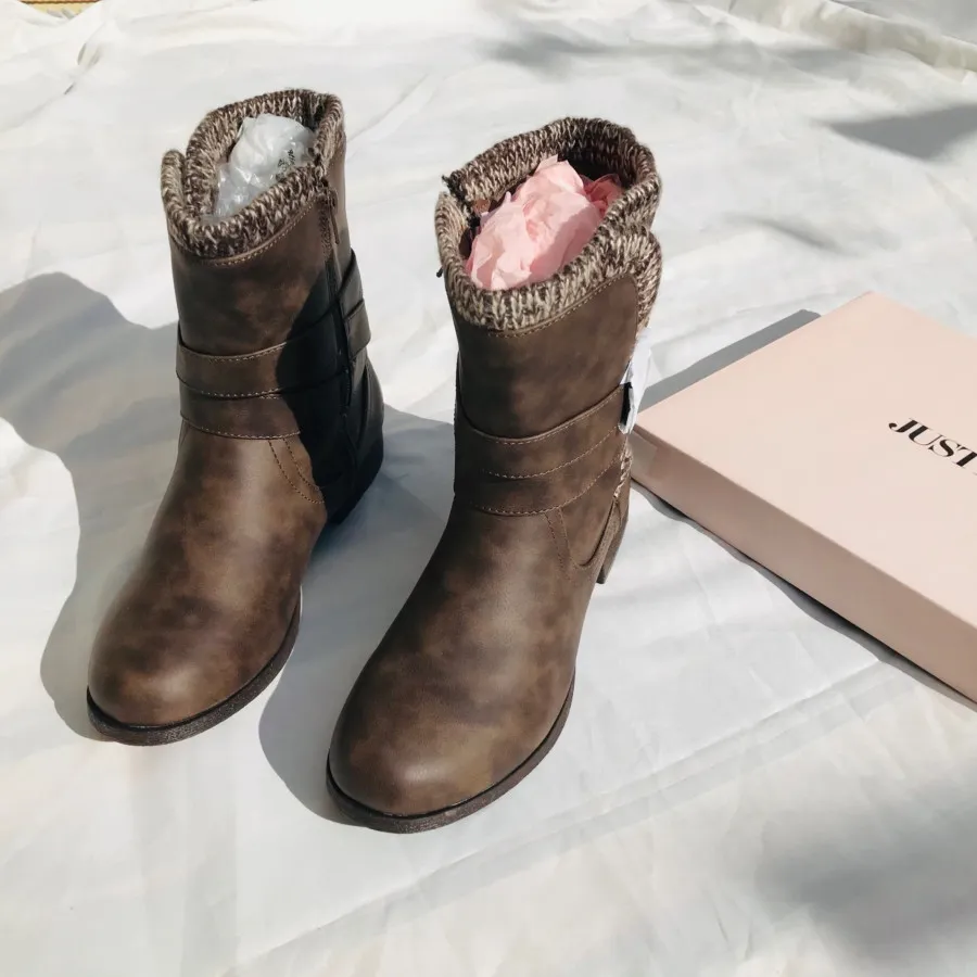 بوت چرم برند جاست فب