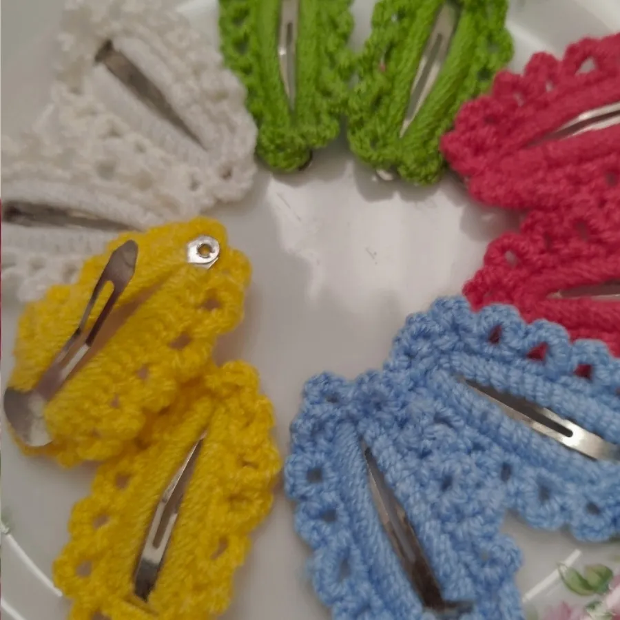 گیره مو  بافتنی