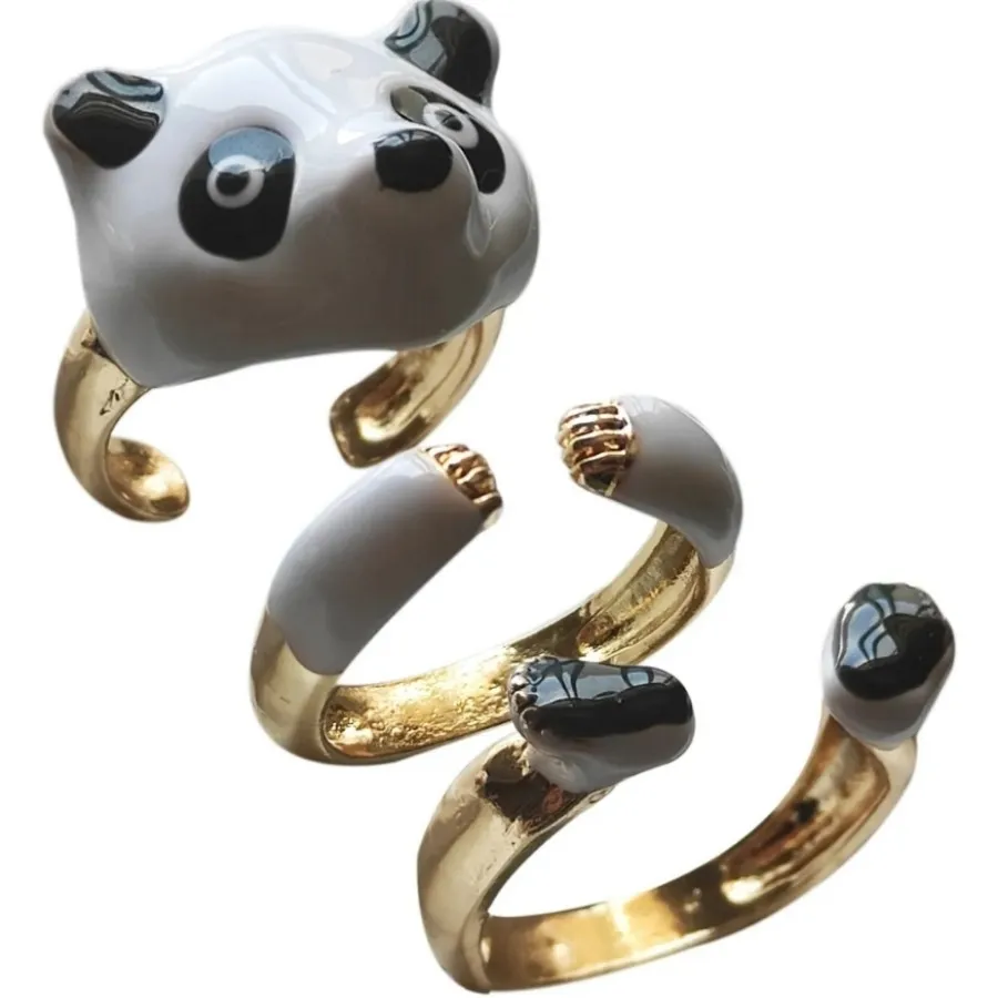 انگشتر مدل پاندا سه عددی