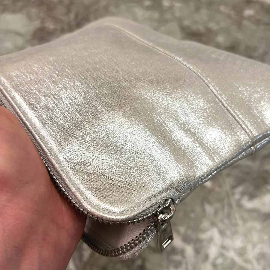 کیف کلاچ نقره ای