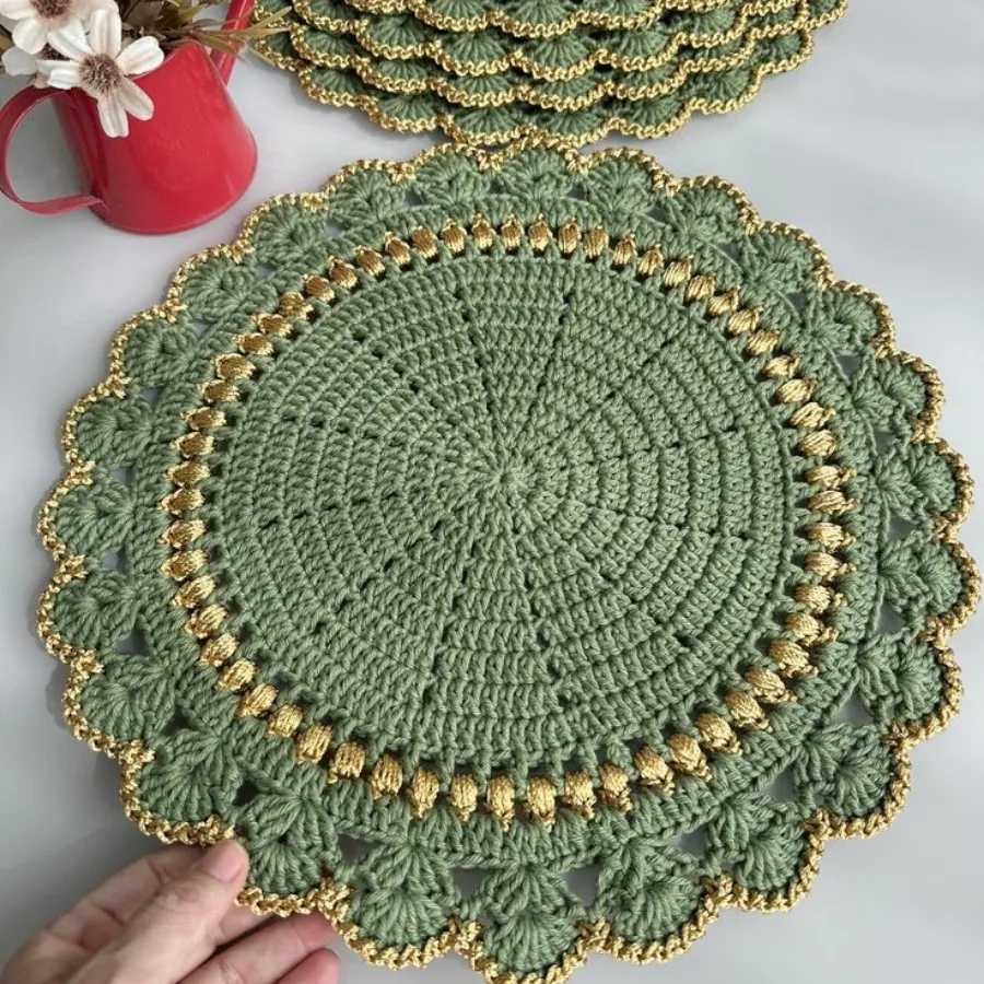 رومیزی دستباف شیک