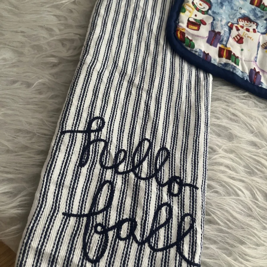 دستمال وینتیج برجستهدوزی