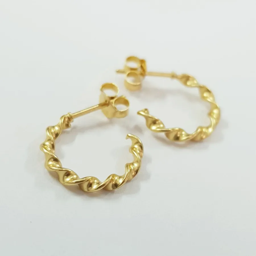 گوشواره حلقه ای نقره 925