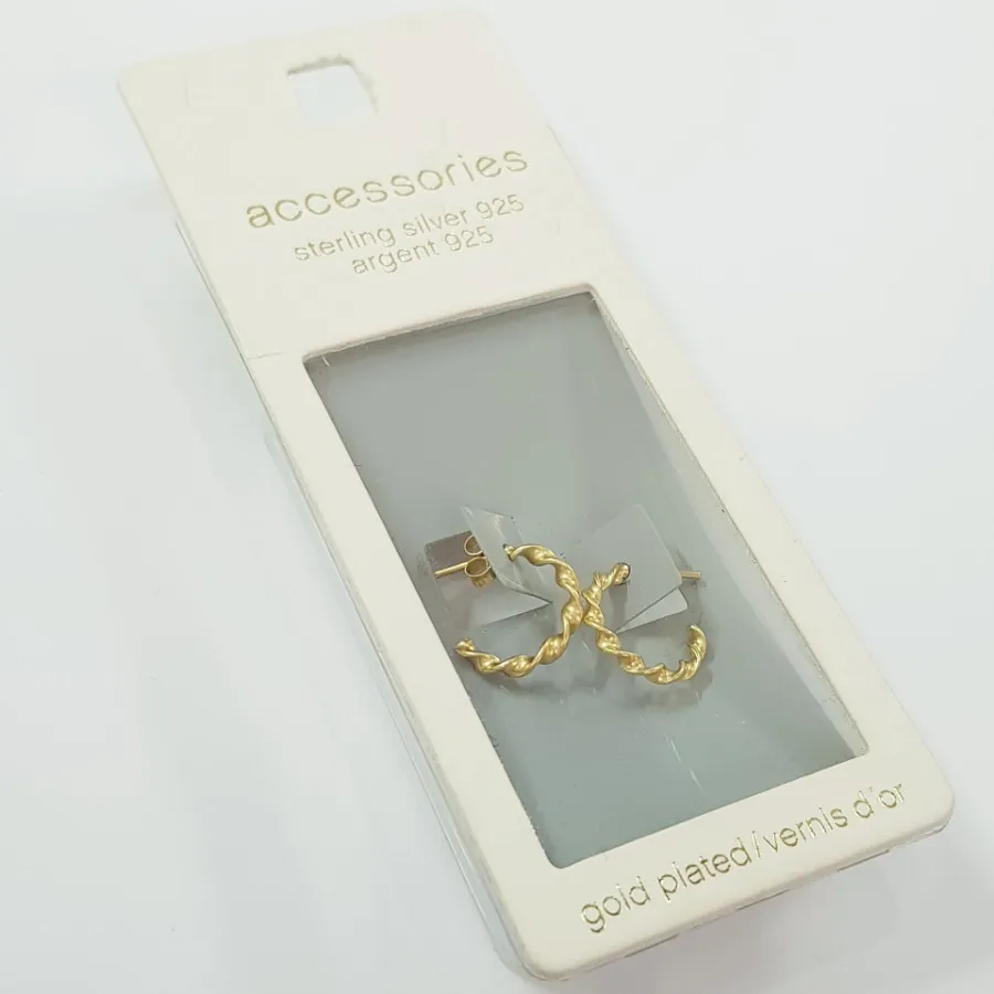 گوشواره حلقه ای نقره 925