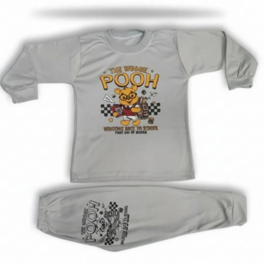 لباس کودک طرح خرس مدرسه