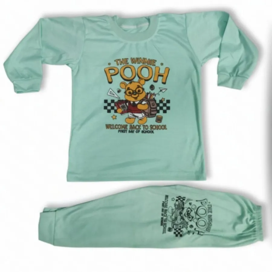 لباس کودک طرح خرس مدرسه