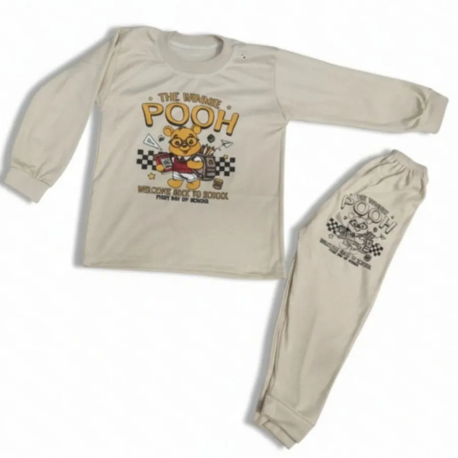 لباس کودک طرح خرس مدرسه