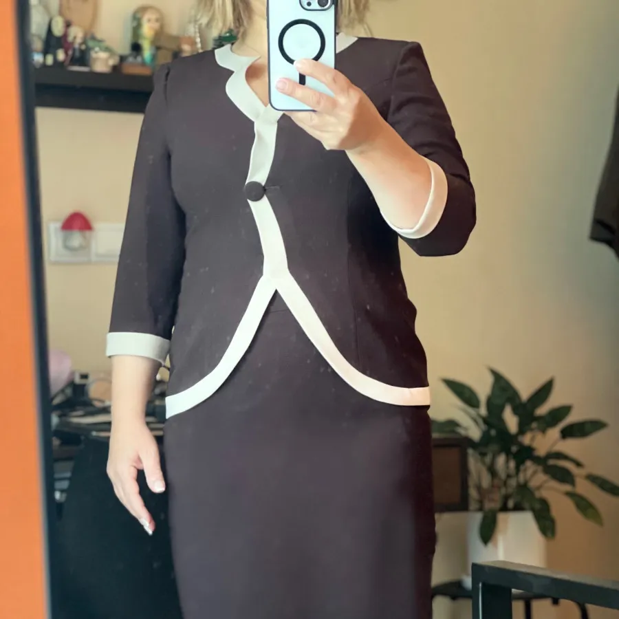 کت دامن کرپ شیک