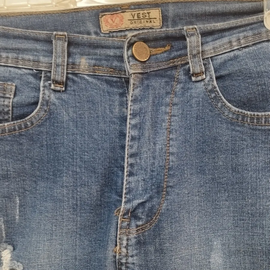 شلوار جین زاب دار