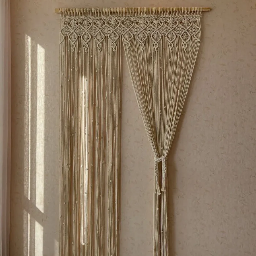 پرده مکرومه