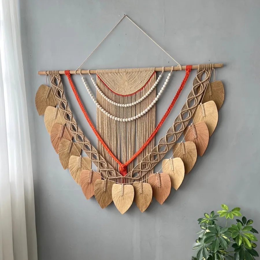 دیوارکوب مکرومه