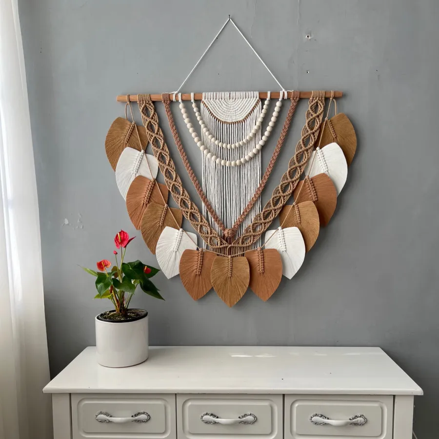 دیوارکوب مکرومه