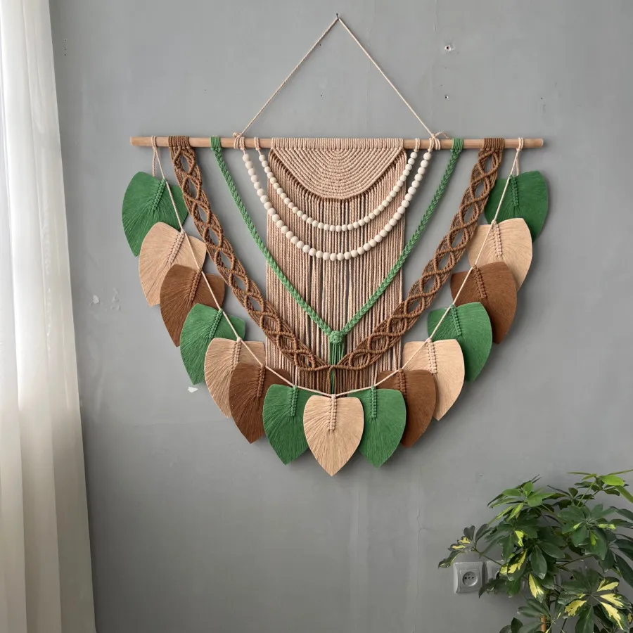 دیوارکوب مکرومه