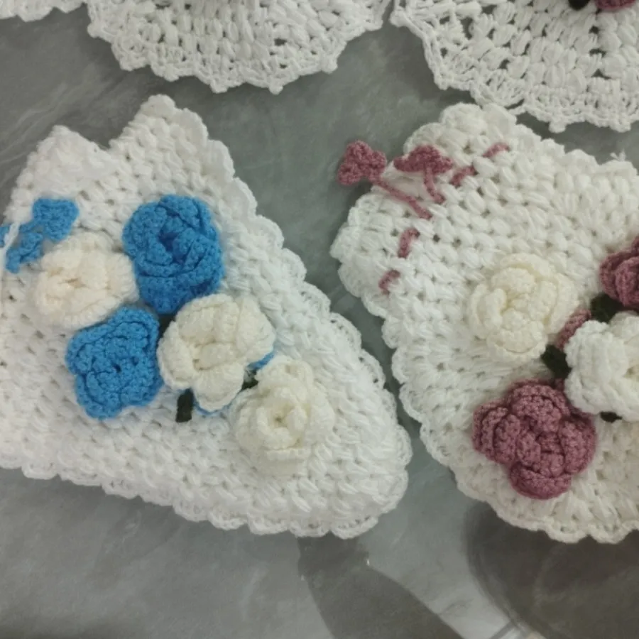 لیف عروس  داماد قلاب بافی