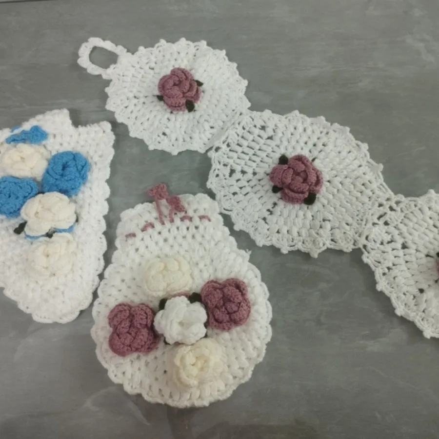 لیف عروس  داماد قلاب بافی