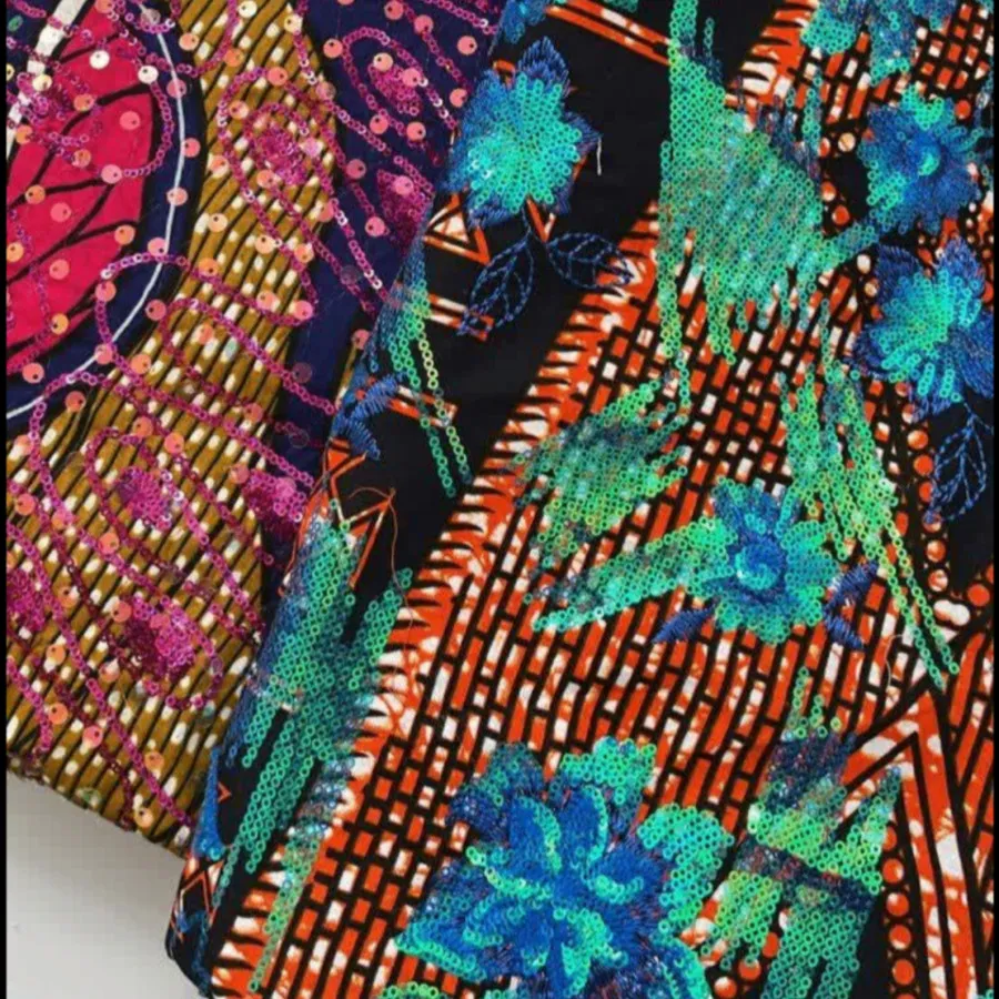 پارچه لینن سوزندوزی هندی