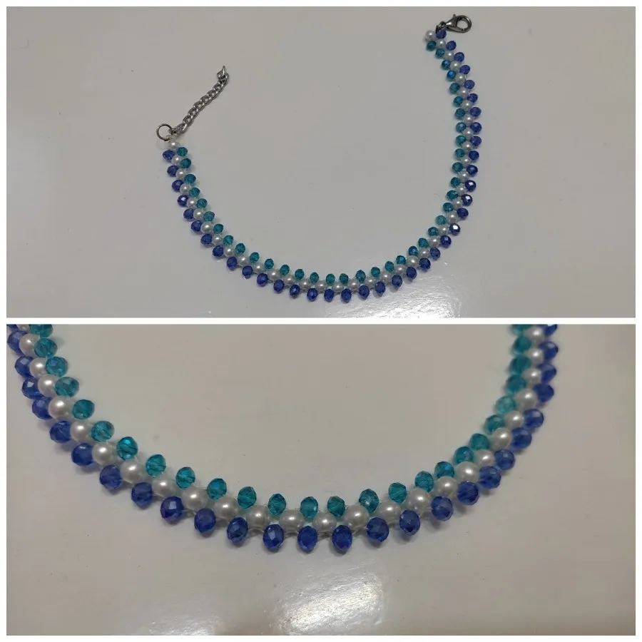 پابند کریستال و مروارید