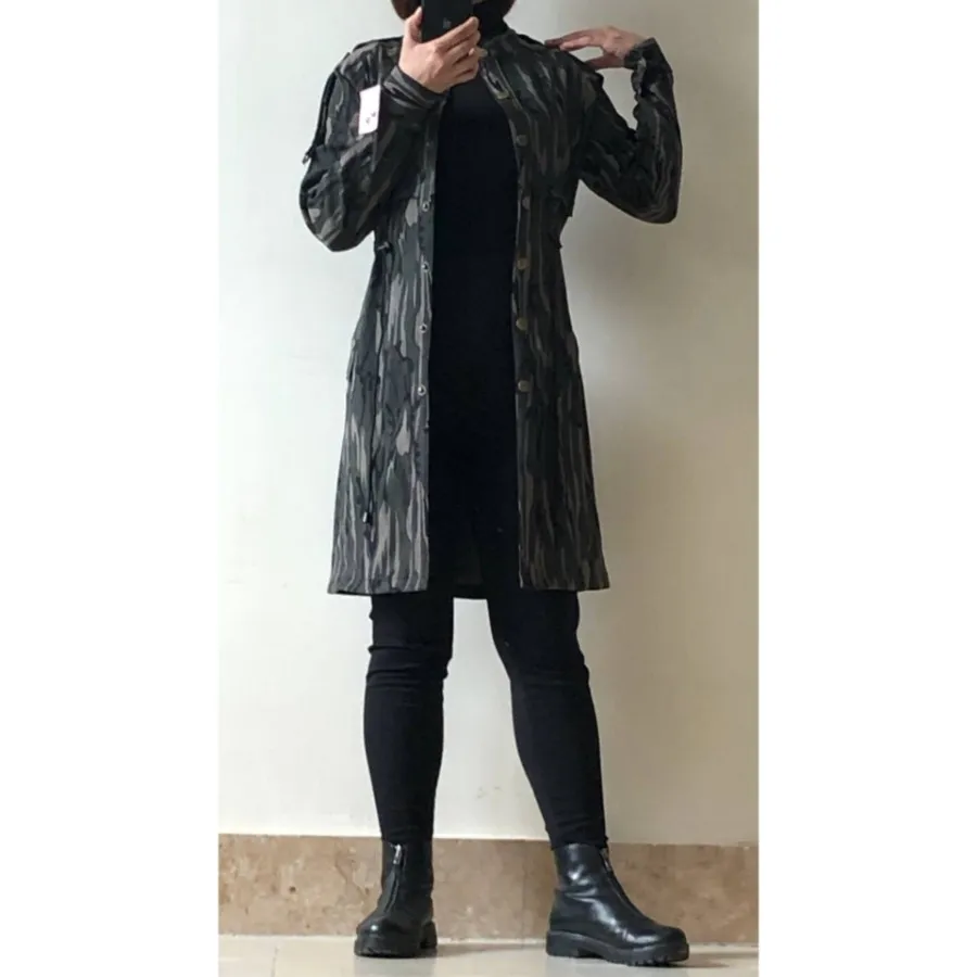 مانتو ارتشی سبز