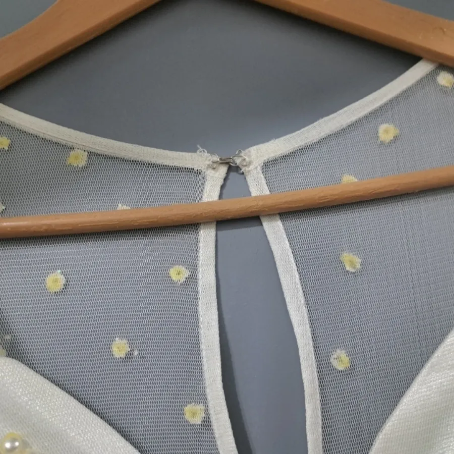 پیراهن بلند مجلسی سفید