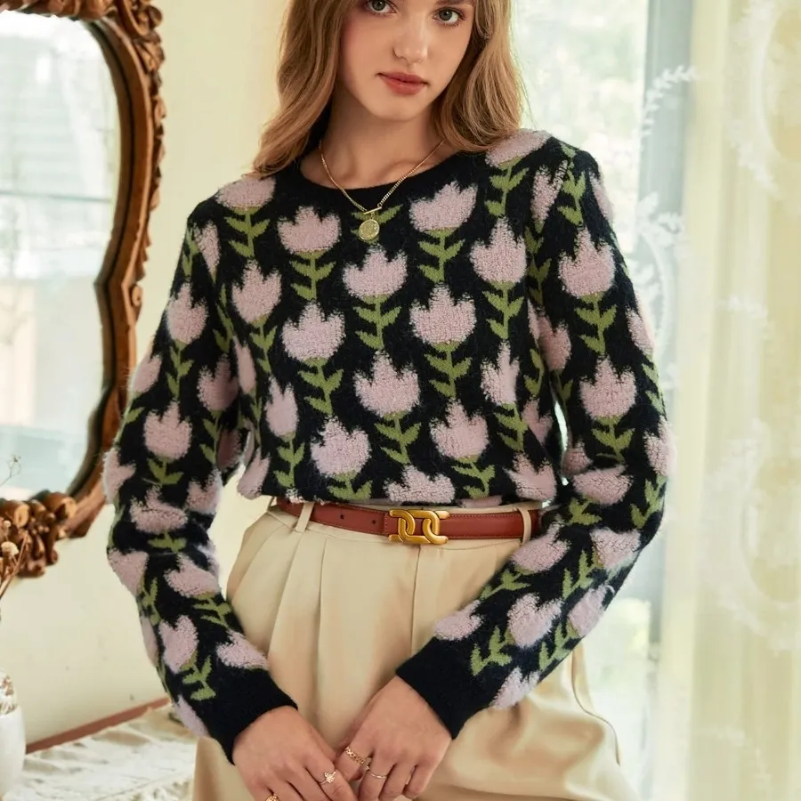 بافت گل لاله وارداتی