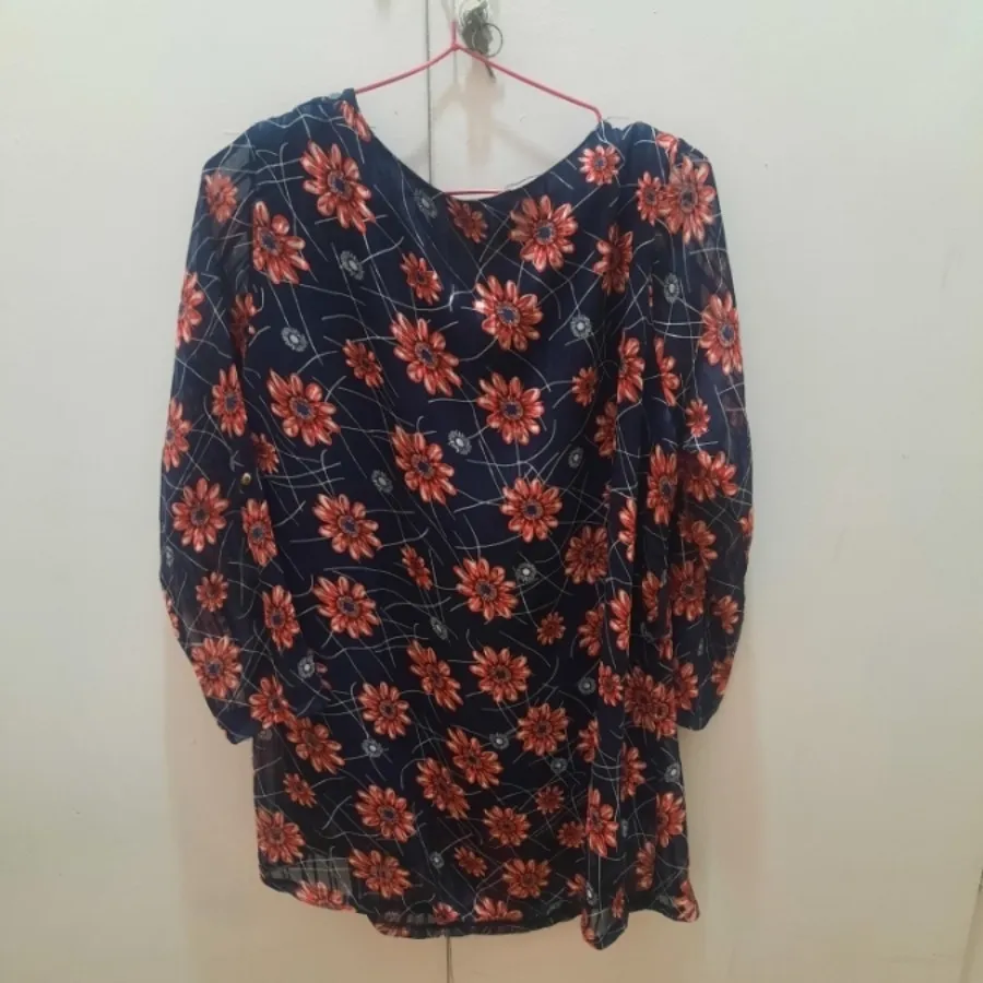 تونیک سایز بزرگ حریر