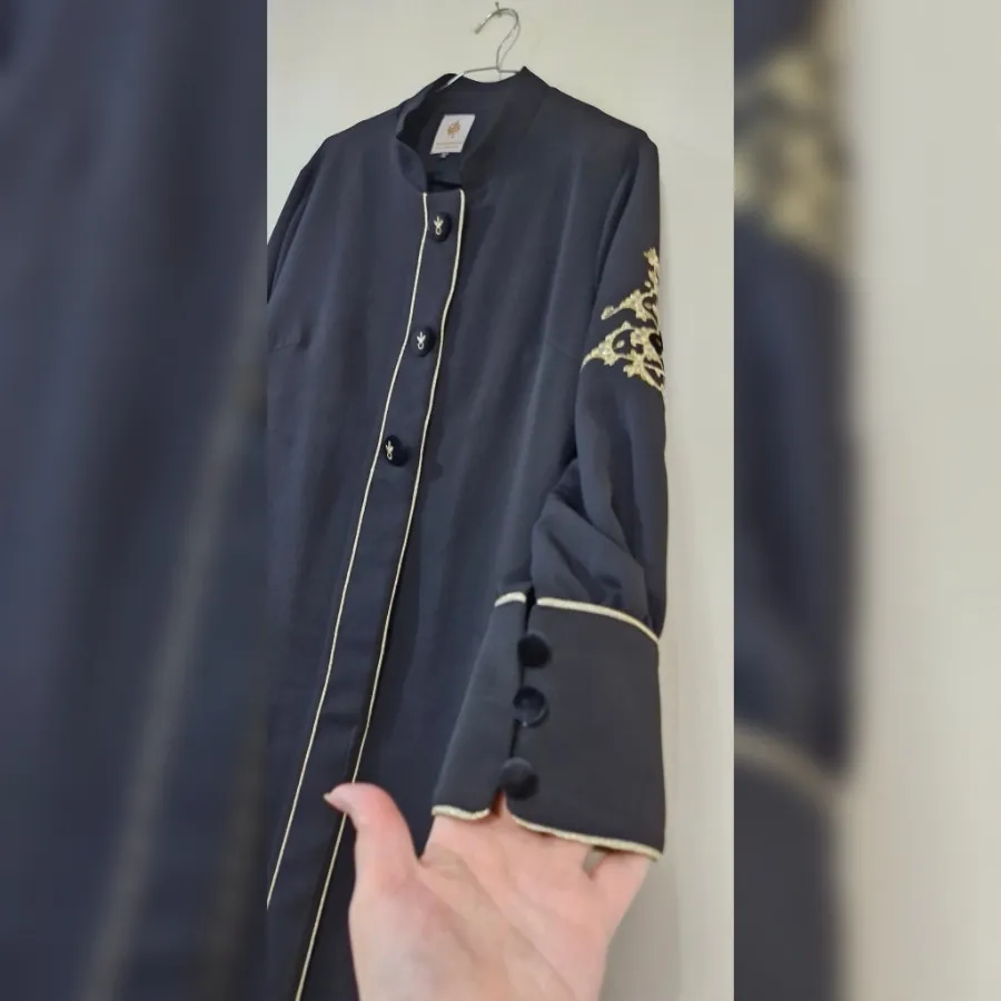 مانتو کرپ گلدوزی شده