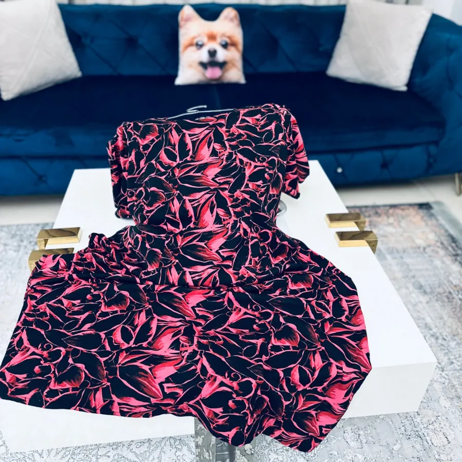 پیراهن حریر بلند نو