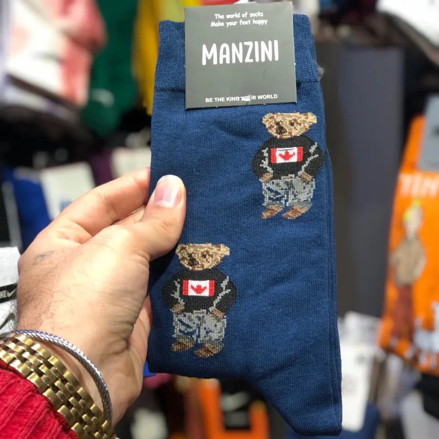 جوراب طرح دار