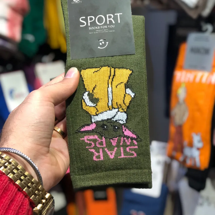 جوراب طرح دار