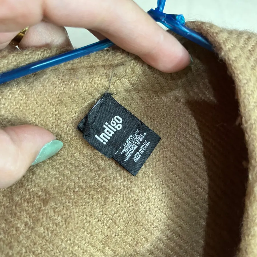 پانچو پشمی موکایی رنگ