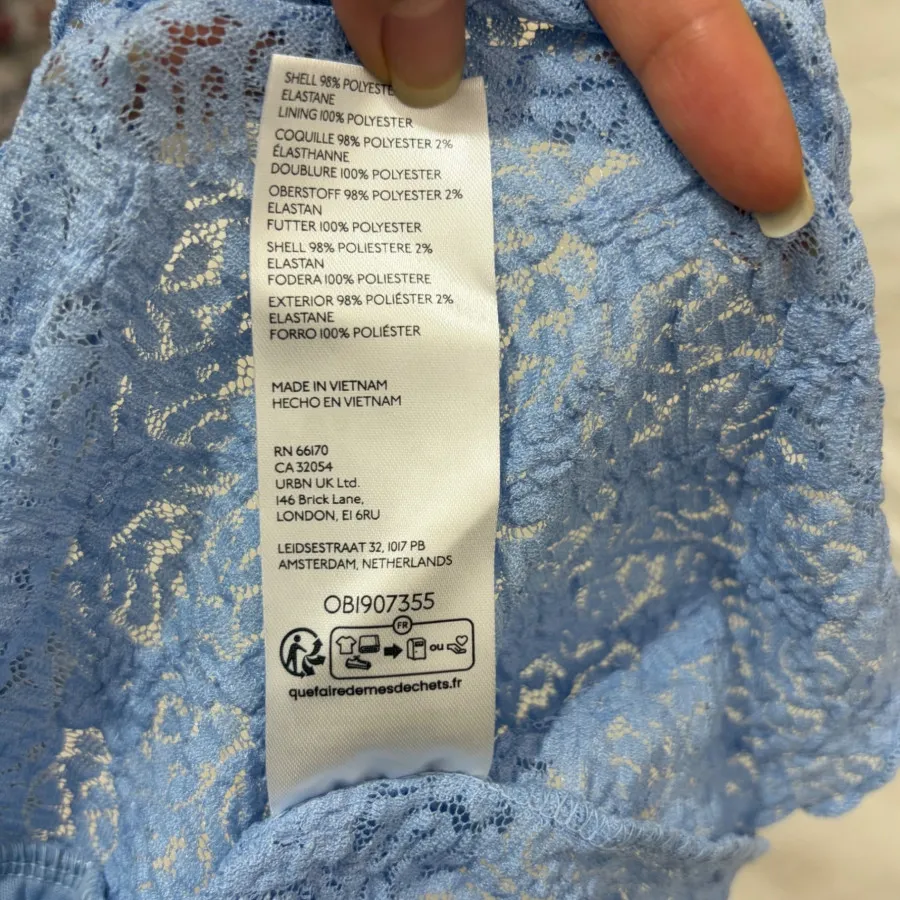 کراپ دانتل ابی روشن