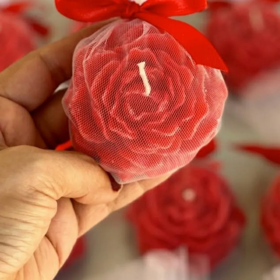 شمع گل آلاله 10عدد