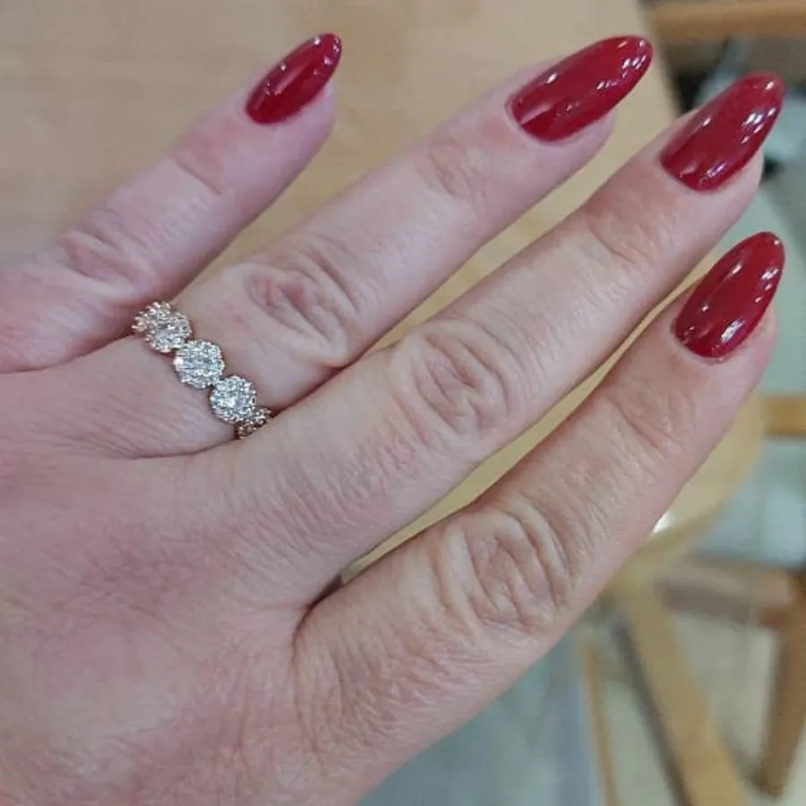 انگشتر طرح جواهر