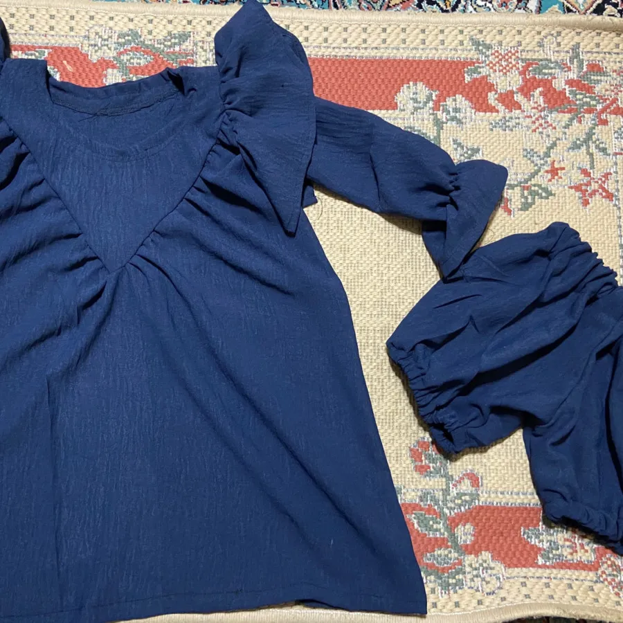 ست دوتکه پیراهن دخترانه