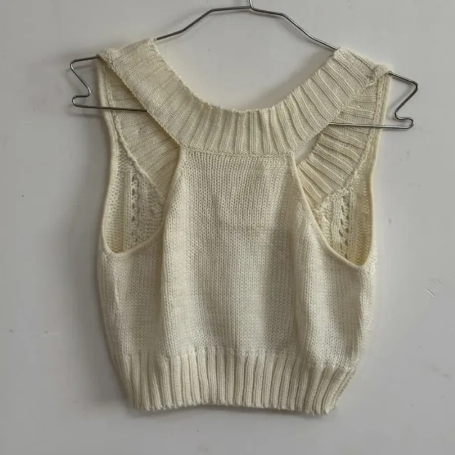 نیم تنه بافت ترک سفید